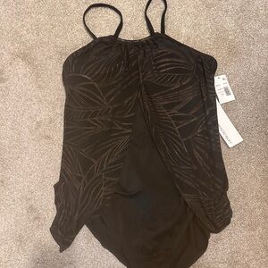 Black & Gold Magicsuit one piece